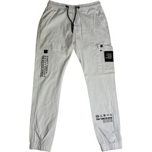RGSTR Men's White Jogger Pants sz: MEDIUM EXCELLENT CONDITION